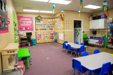 Brighten Academy Preschool classroom at Shaw location