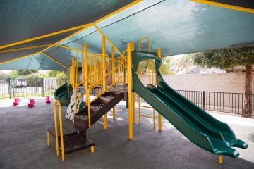 Playground at Brighten Academy Preschool Shaw location